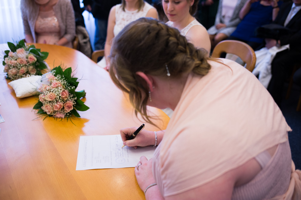 Hochzeit im Standesamt Wandsbek und Ohlendorffsche Villa in Volksdorf